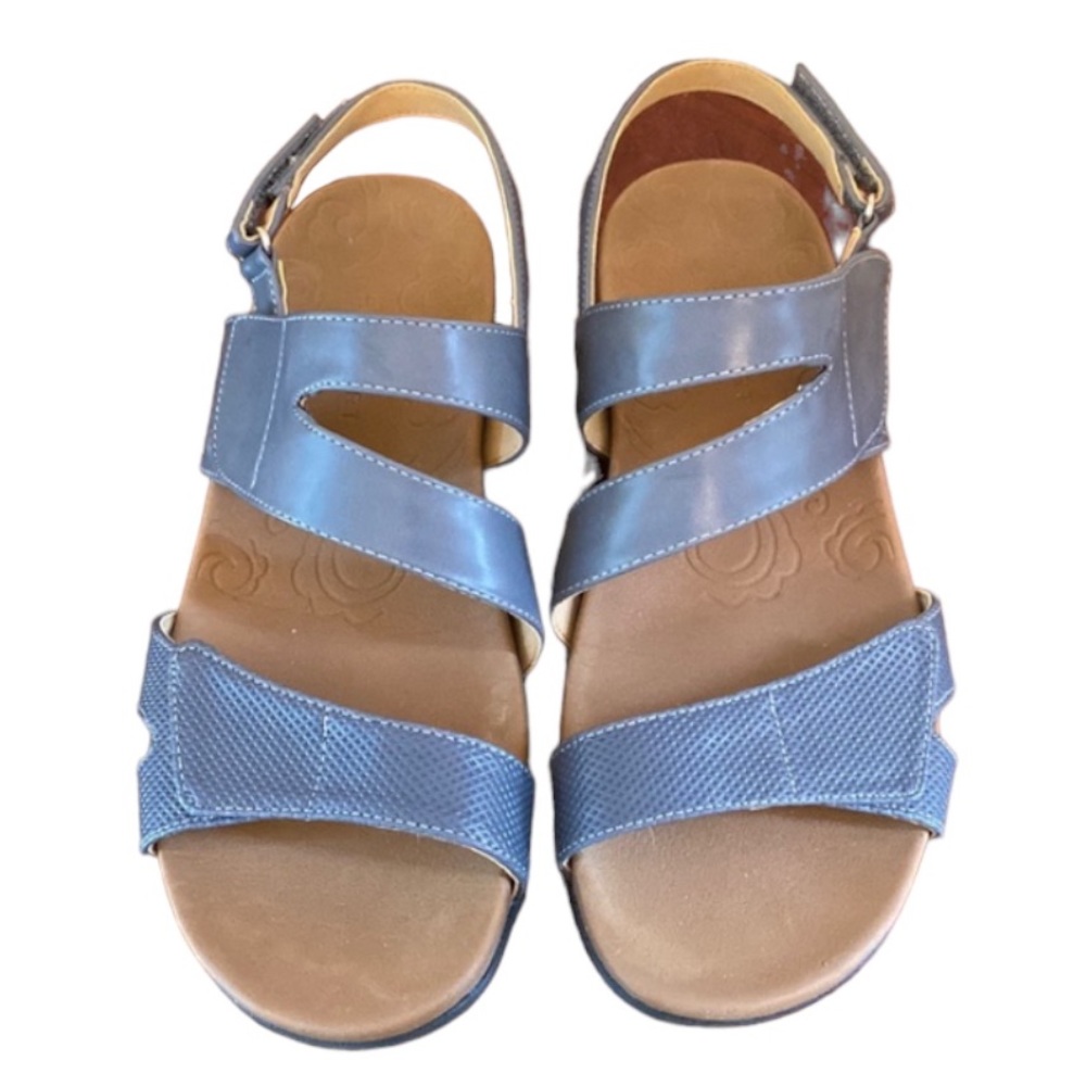 Rockport Women’s Ridge Blue Size 9.5 Resort Ready Coastal Casual Walking Sandals